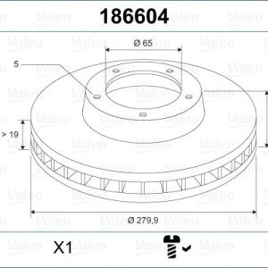 FREN DISKI X2 VW BORA 1.6 2005.05