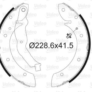 ARKA PABUÇ BALATA MGN 1.4 1.6 1.9D 2.0 99-03 LGN 1.8 2.0 95-01 SCENIC 1.9TDİ 2.0 99-03 228x40