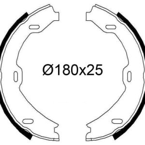 FREN BALATASI ARKA PARK FRENI MERCEDES S-CLASS W220 C215 99 06 A2204200520