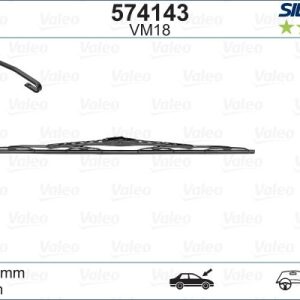 SİLECEK SILENCIO 60 CM X1 VM18 RENAULT TOYOTA VOLVO SUBARU PEJO VW OPEL BMW KIA FIAT SWF 116148 8250A246-983502K000