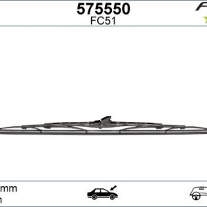 SİLECEK SÜPÜRGESİ RENAULT-DACIA 500 mm 288901158R-8200769217