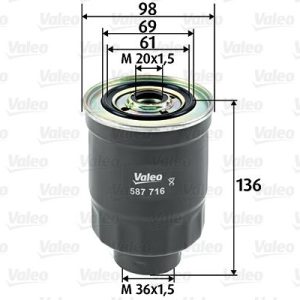 YAKIT FİLTRESİ MAZOT CARNIVAL II-SEDONA II 2.9 CRDI-STAREX TCI 01 H100 97-05 5132400320-31973H1000-8941673980