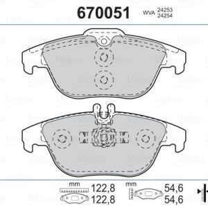 FREN BALATASI ARKA MERCEDES W204 S204 X204 C207 A207 A0004200205
