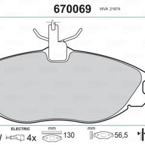 ÖN BALATA FİŞLİ P406 2.0-2.1 TD 94-04 306 GTİ 93-01 XANTIA XM