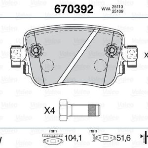ARKA BALATA VW CADDY IV 2.0TDI 15 CUUF-DFSF 104.1x17.2x51.6