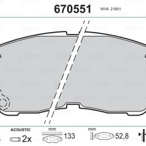 ÖN BALATA COROLLA 92-97 CARINA 93-97 RAV4 2.0 94-00 CAMRY 2.2 92-01 0446533020-0446533040-WVA21601
