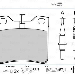 FREN BALATASI ARKA MERCEDES W638 B901 B902 . PEUGEOT 406 605 A0034200020-4251.93