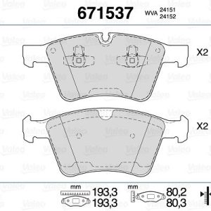 FREN BALATASI ON MERCEDES GL-CLASS X164 06 12 A1644202520
