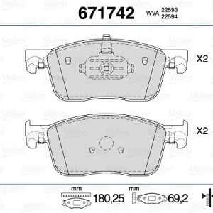ÖN FREN BALATASI FIAT DOBLO 23 ZAFIRA LIFE 19 VIVARO C 19 JUMPY III 16 EXPERT 16 TOYOTA PROACE 16 304 mm