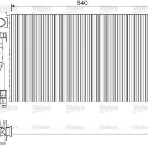 MOTOR SU RADYATÖRÜ OPEL CORSA D-CORSA E 1.2-1.4 A12XER A12XEL B12XEL A14XER B14XER 11 540x378x23 1300312-1300339-13249566-13399870