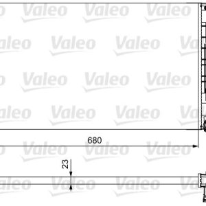 MOTOR SU RADYATORU MERCEDES SPRINTER B906 . VW CRAFTER 30-35-50 680X416X23