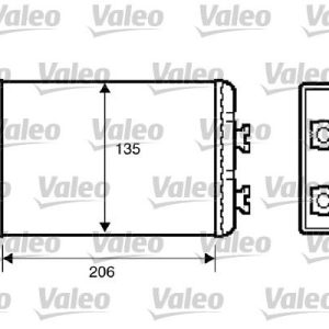 KALORIFER RADYATORU BMW E46 98 05 E83 06 11 64118372783