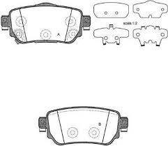 ARKA FREN BALATA RENAULT KADJAR 15 KOLEOS II 18 / NISSAN QASHQAI 1.6L Dci R9M dizel 11- / X-TRAIL 1.6L Dci T32 12-