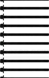 SİLİNDİR KAPAK CİVATASI 12 ADET CORSA B-C-D ASTRA G-H MERİVA A-TIGRA A-B 1.0-1.2-1.4 XE-XEL-XEP