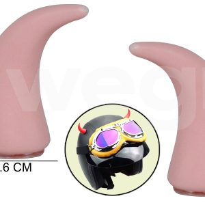 DİREKSİYON VE KASK ÜSTÜNE TAKILAN BOYNUZ APARATI PEMBE AKSESUAR