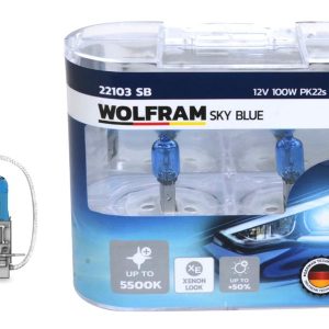 AMPUL 12V H3 100 PK22s SKY BLUE BEYAZ IŞIK