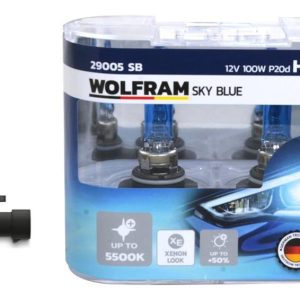 AMPUL 12V HB3 100 P20d SKY BLUE BEYAZ IŞIK