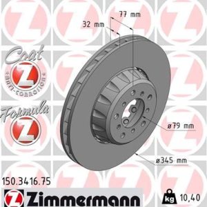 FREN DISKI ON SAG BMW M5 E39 34112282804-34112228846