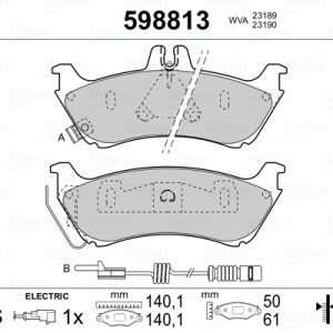 FREN BALATASI ARKA MERCEDES ML-CLASS W163 98 05