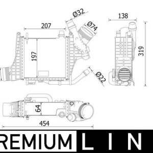 TURBOSARJ RADYATORU MERCEDES M264 W205 S205 C205 A205 C257 W213 S213 C238 A238 X253 C253
