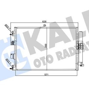 KLIMA RADYATORU KONDANSER FOCUS III 14 C MAX 15 CONNECT 13 KUGA II 14 17 1.0 ECOBOOST 1.5TDCI 1.6TDCI E5