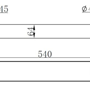 TURBO RADYATÖRÜ INTERCOOLER PEUGEOT BIPPER-CITROEN NEMO 1.3HDİ-1.4HDİ 08 FIORINO 1.3 DMTJ 08 540x82x64mm