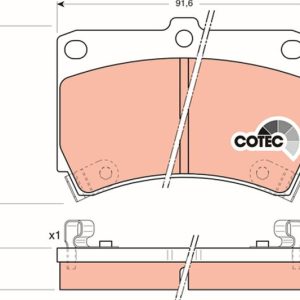 ÖN BALATA MAZDA 323 1.3 89-94 323 1.6 1.7 1.8 89-94 323 1.5 96 121 1.3 90-96