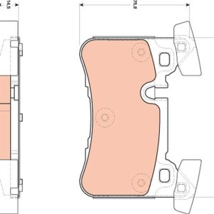 FREN BALATASI ARKA MERCEDES AMG W204 S204 C204 C218 W212