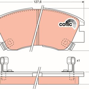 ÖN BALATA L200 2.5D 2.5TD 86-96 L300 2.5D 86-06 2.5TD 01-03 PAJERO 2.5TD 2.6 3.0 86 90
